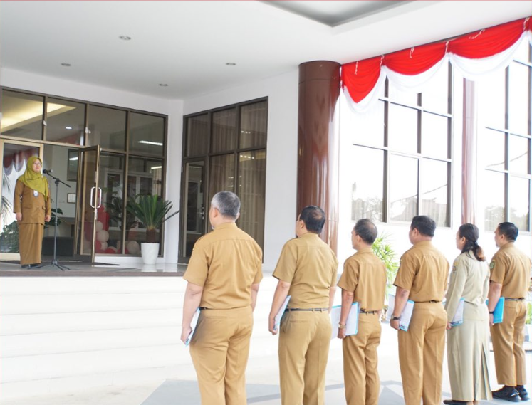 Apel Pagi di Lingkungan Dinas Perindagkop UKM Kaltim